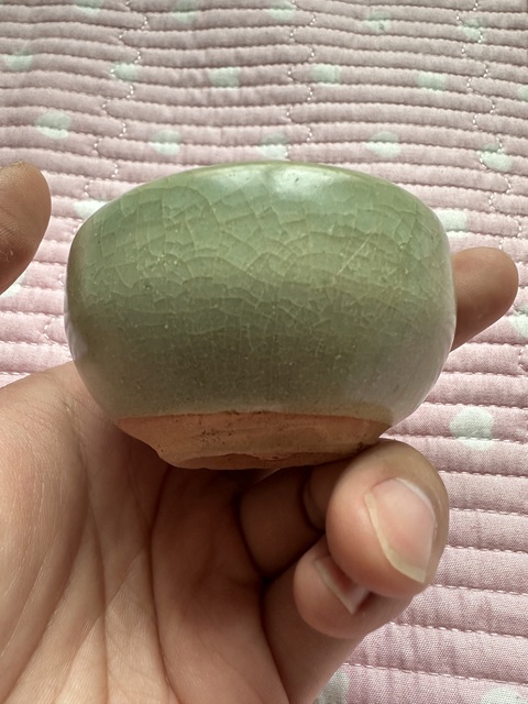 古玩陶瓷龍泉臥足杯拍賣,當前價格3500元