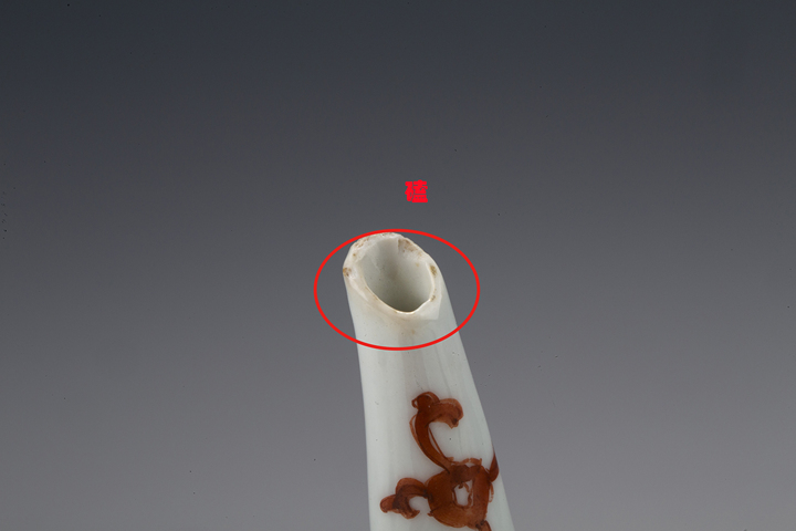 古玩陶瓷清康熙·青花礬紅描金花卉紋茶壺拍賣，當前價格2500元