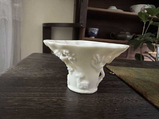 古玩陶瓷德化杯真品鑒賞圖