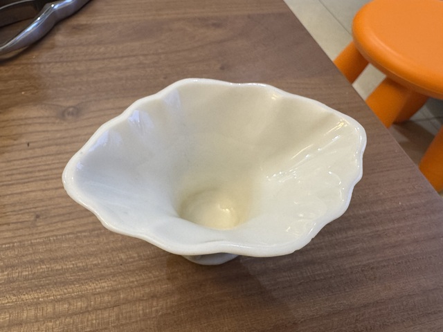 古玩陶瓷清早期德化松鶴延年紋爵杯拍賣,當前價格4200元