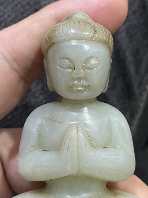 古玩玉器和田玉雕“造像”拍賣(mài),當(dāng)前價(jià)格1880元