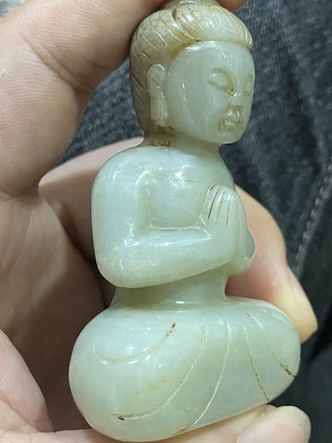 古玩玉器和田玉雕“造像”拍賣(mài),當(dāng)前價(jià)格1880元