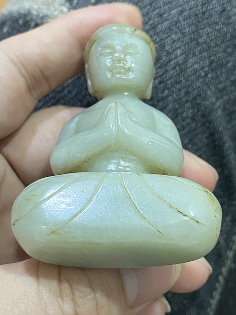 古玩玉器和田玉雕“造像”拍賣(mài),當(dāng)前價(jià)格1880元
