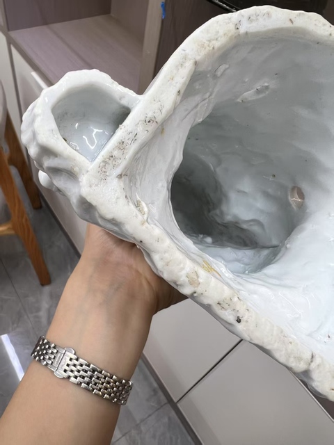 古玩陶瓷德化觀音瓷塑真品鑒賞圖