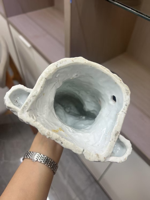 古玩陶瓷德化觀音瓷塑真品鑒賞圖