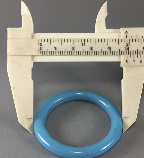 古玩玉器琉璃環真品鑒賞圖