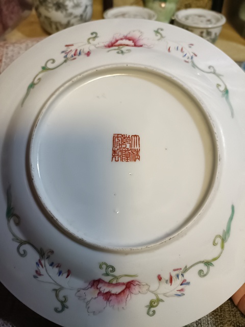 古玩陶瓷民國粉彩百花不落地紋賞盤拍賣,當(dāng)前價格3888元