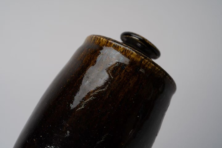 古玩陶瓷黑釉梅瓶真品鑒賞圖