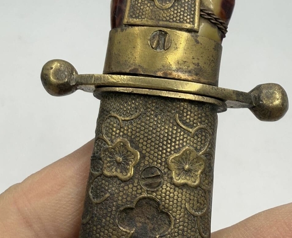 古玩銅器匕首真品鑒賞圖