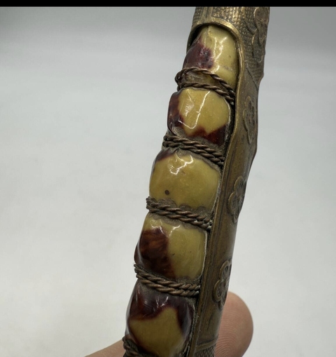 古玩銅器匕首真品鑒賞圖