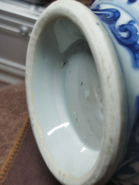 古玩陶瓷青花人物故事紋執壺真品鑒賞圖