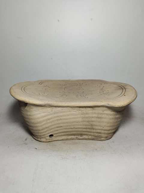 古玩陶瓷磁州窯詩文枕真品鑒賞圖