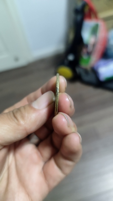 古玩錢幣乾隆通寶寶泉小平大樣真品鑒賞圖