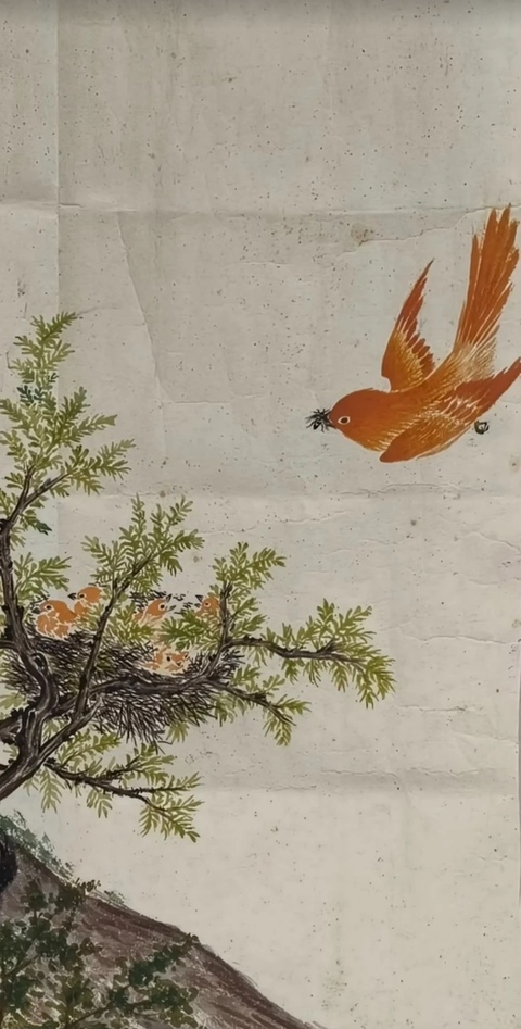 古玩字畫花鳥真品鑒賞圖
