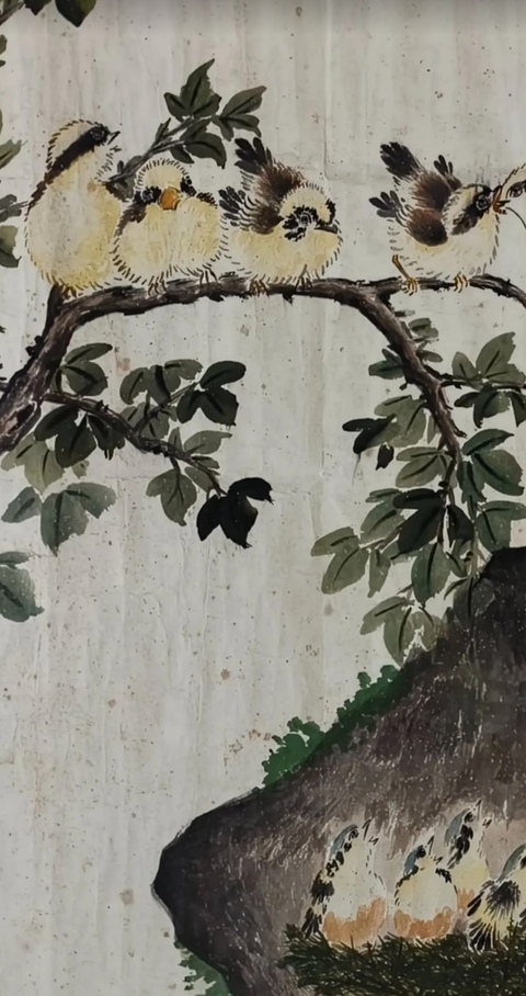 古玩字畫花鳥真品鑒賞圖