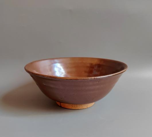 古玩陶瓷明代紫金釉柿子紅茶碗拍賣,當前價格0元