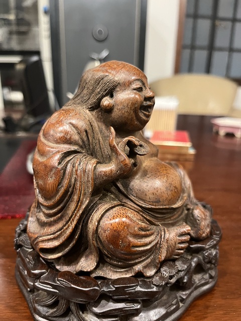 古玩雜項(xiàng)竹根雕劉海戲金蟾拍賣，當(dāng)前價(jià)格28000元