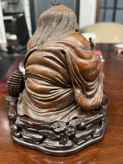 古玩雜項(xiàng)竹根雕劉海戲金蟾拍賣，當(dāng)前價(jià)格28000元