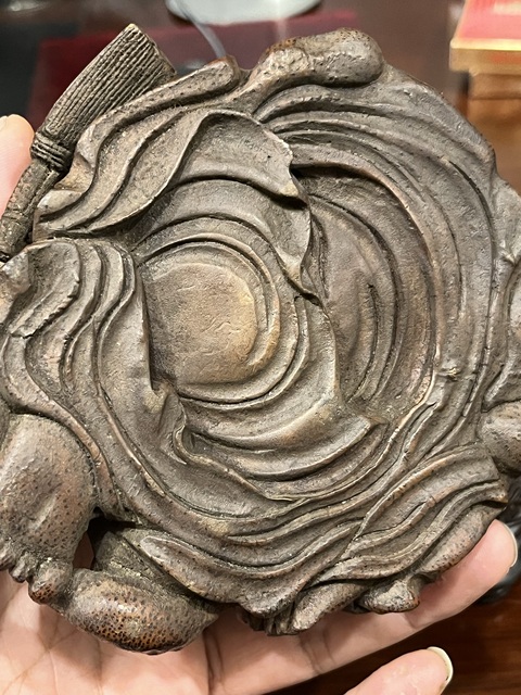 古玩雜項(xiàng)竹根雕劉海戲金蟾拍賣，當(dāng)前價(jià)格28000元