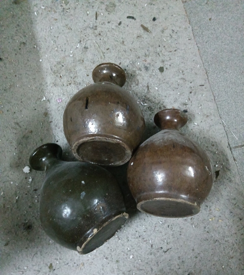 古玩陶瓷3個清末玉壺春瓶拍賣，當(dāng)前價格0元