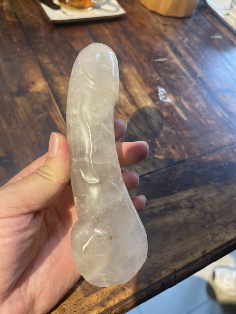 古玩玉器水晶把件真品鑒賞圖