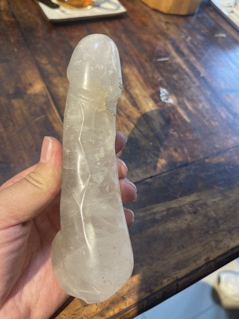 古玩玉器水晶把件真品鑒賞圖