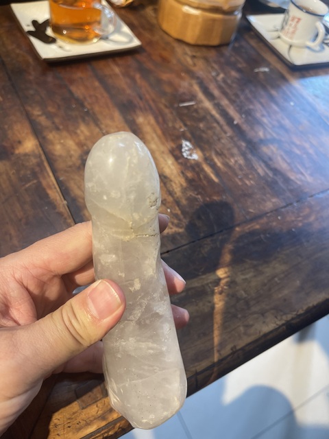 古玩玉器水晶把件真品鑒賞圖
