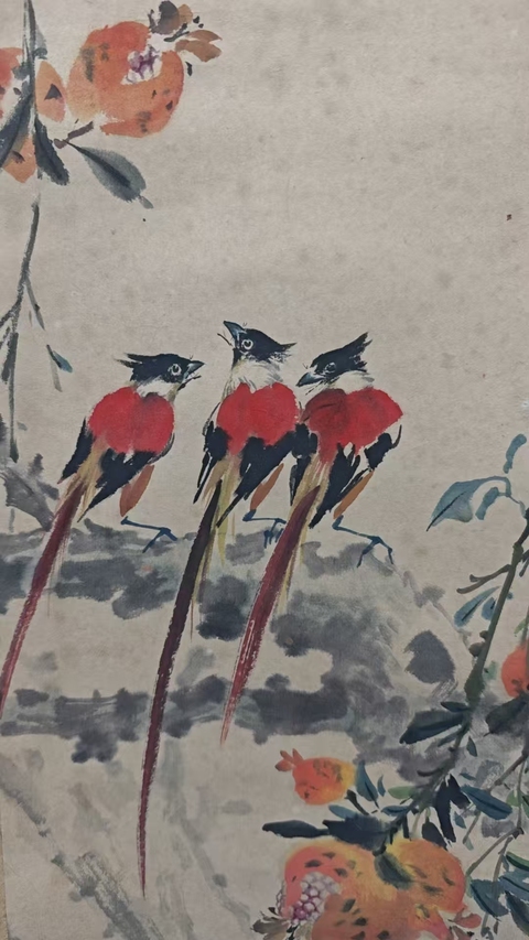古玩字畫當代實力派畫家王沛忠(沛初)花鳥拍賣,當前價格699元