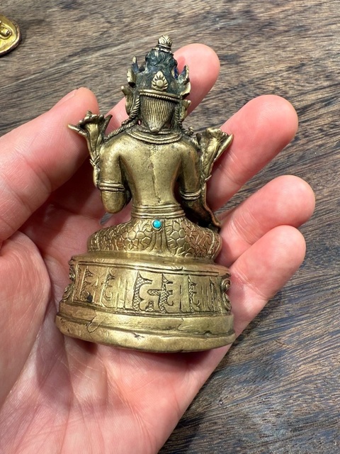 古玩銅器度母真品鑒賞圖