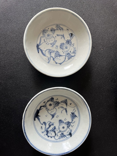 古玩陶瓷青花花鳥紋盤拍賣,當前價格880元