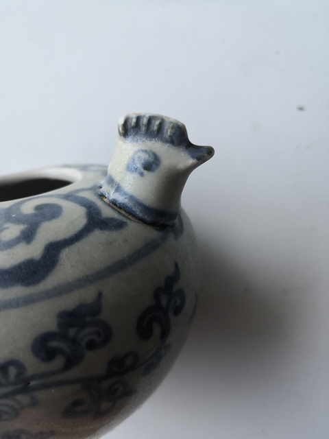 古玩陶瓷明?正德雞首壺型水盂拍賣,當前價格8000元