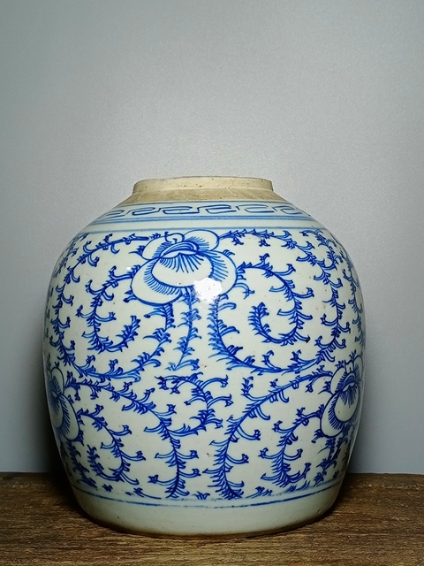 古玩陶瓷清代，青花罐拍賣，當前價格1688元