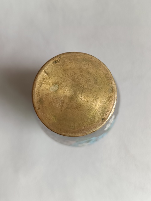 古玩雜項景泰藍銅瓶拍賣,當前價格988元