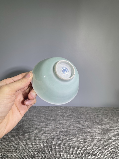 古玩陶瓷清中晚.豆青釉茶圓拍賣,當前價格0元