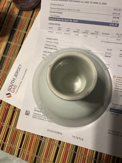 古玩陶瓷白釉暗刻龍紋高足杯真品鑒賞圖