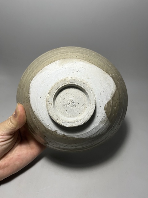 古玩陶瓷北宋金村窯刻花大碗拍賣,當前價格1280元