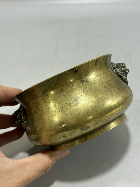 古玩雜項獅耳爐拍賣,當前價格12000元
