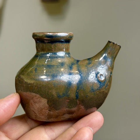 古玩陶瓷油燈拍賣,當(dāng)前價(jià)格288元