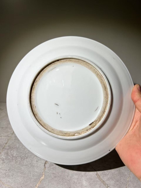 古玩陶瓷（精品）墨彩蝦紋盤拍賣，當前價格2888元