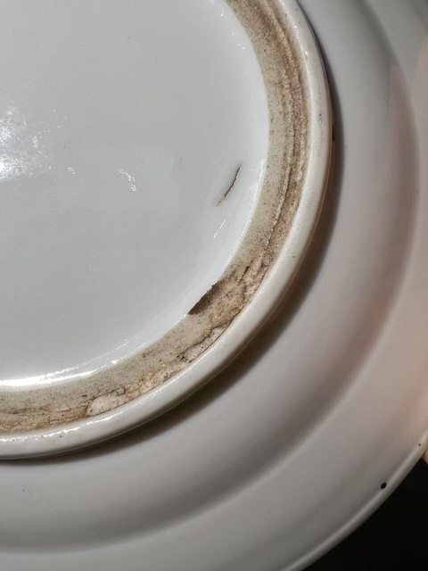 古玩陶瓷（精品）墨彩蝦紋盤拍賣，當前價格2888元
