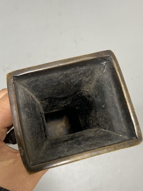 古玩銅器銅瓶真品鑒賞圖