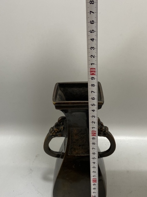 古玩銅器銅瓶真品鑒賞圖