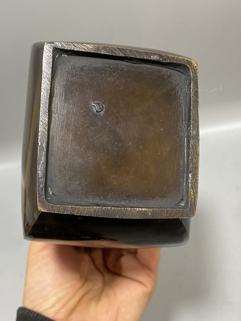 古玩銅器銅瓶真品鑒賞圖