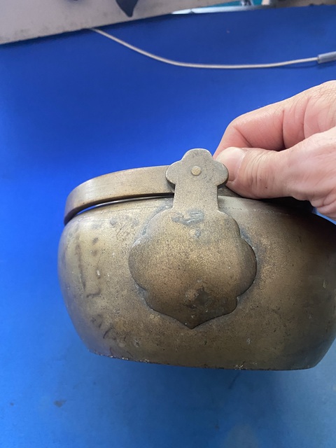 古玩銅器手爐真品鑒賞圖