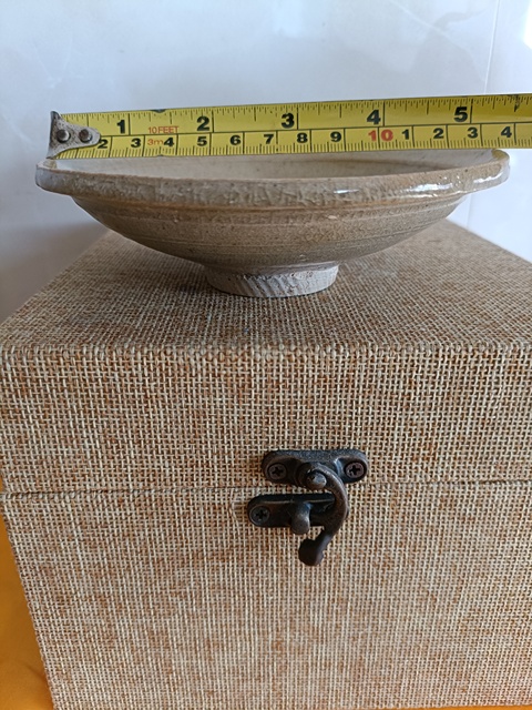 古玩陶瓷青白釉折沿斗笠盞真品鑒賞圖