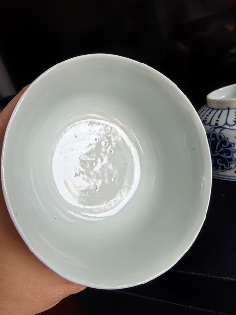 古玩陶瓷青花花卉碗真品鑒賞圖