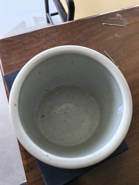 古玩陶瓷青花趕珠龍紋香爐真品鑒賞圖