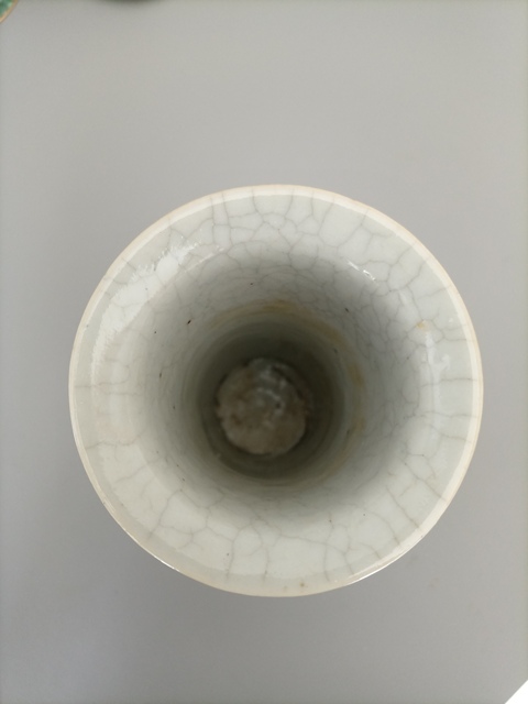 古玩陶瓷青花花觚真品鑒賞圖