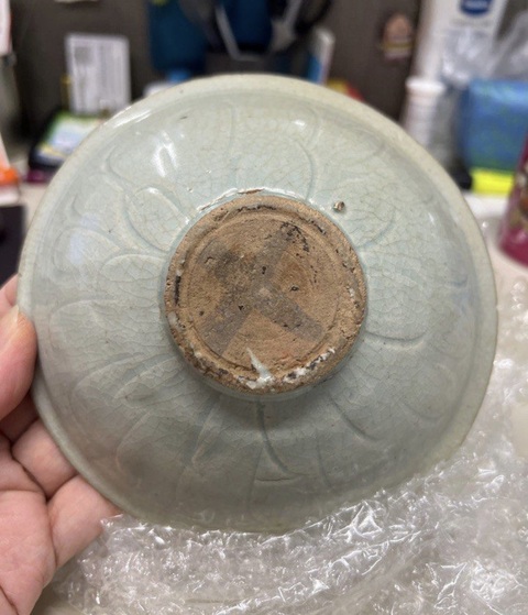 古玩陶瓷青白瓷碗真品鑒賞圖