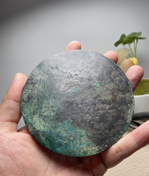 古玩銅器秦代變形龍紋鏡真品鑒賞圖